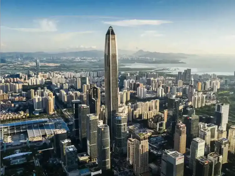 Vista a&eacute;rea de Shenzen