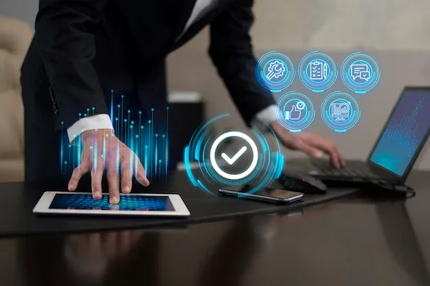 Executivo em meio ao processo de transforma&ccedil;&atilde;o digital nas empresas.