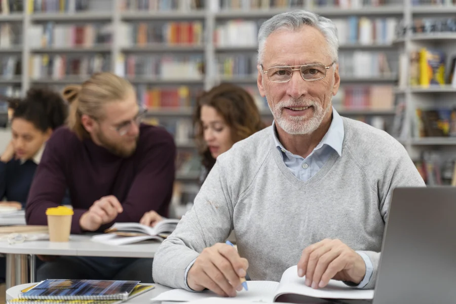 Executivo s&ecirc;nior em programa de aprendizado cont&iacute;nuo