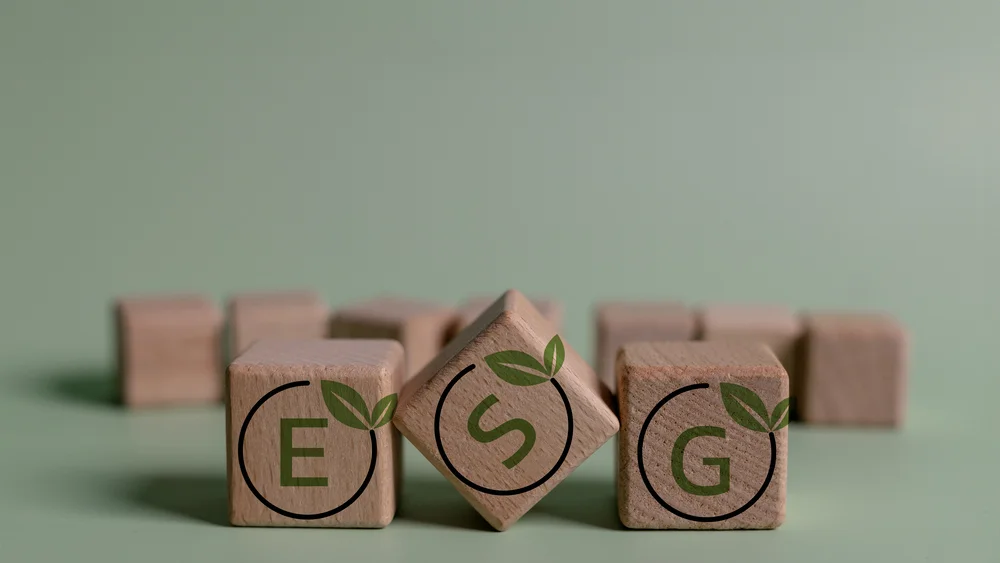 L&iacute;deres discutindo pol&iacute;ticas ESG